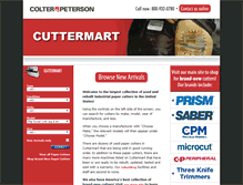 Tablet Screenshot of cuttermart.com